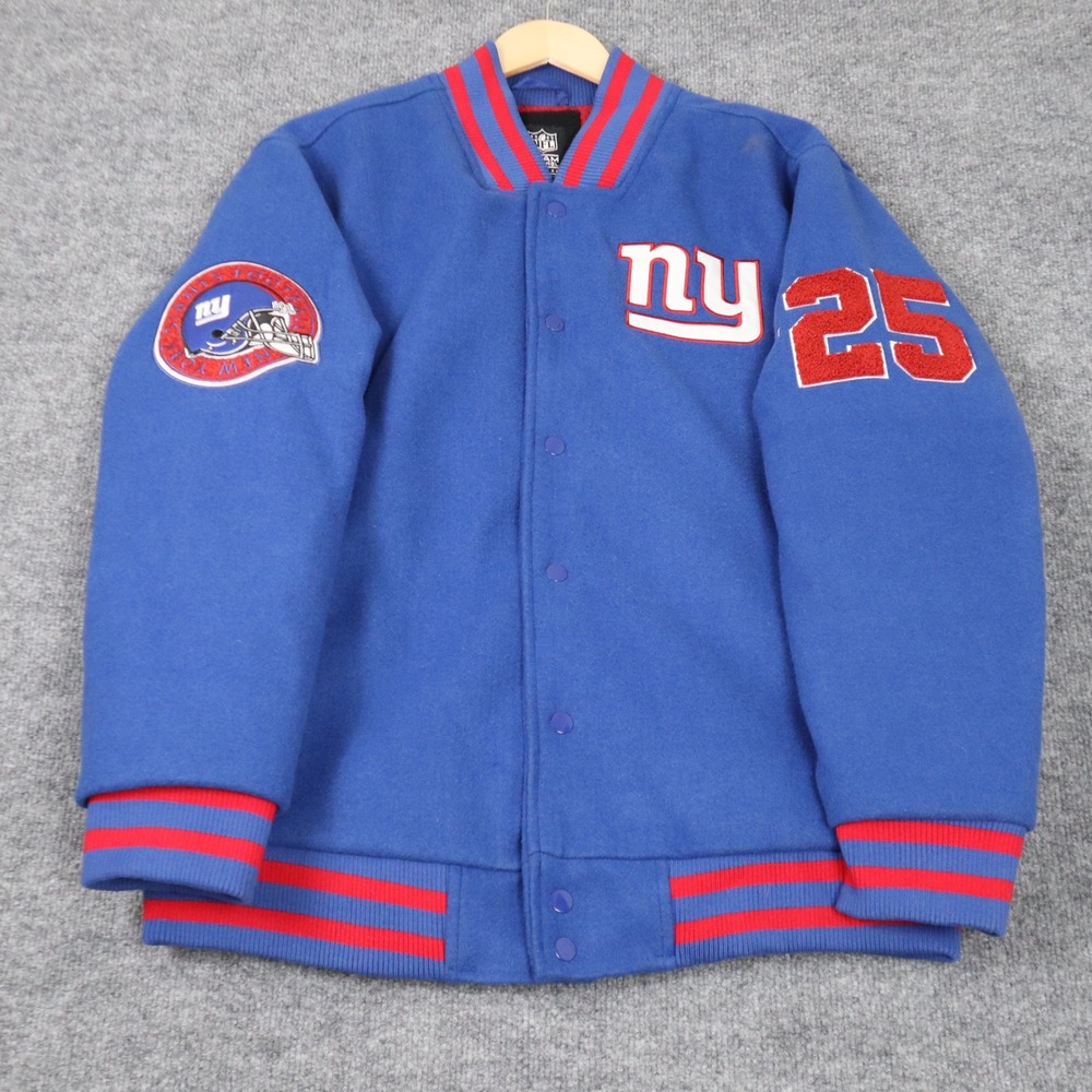 New York Giants Men's Varsity‎ Jacket NFL Team Apparel Large